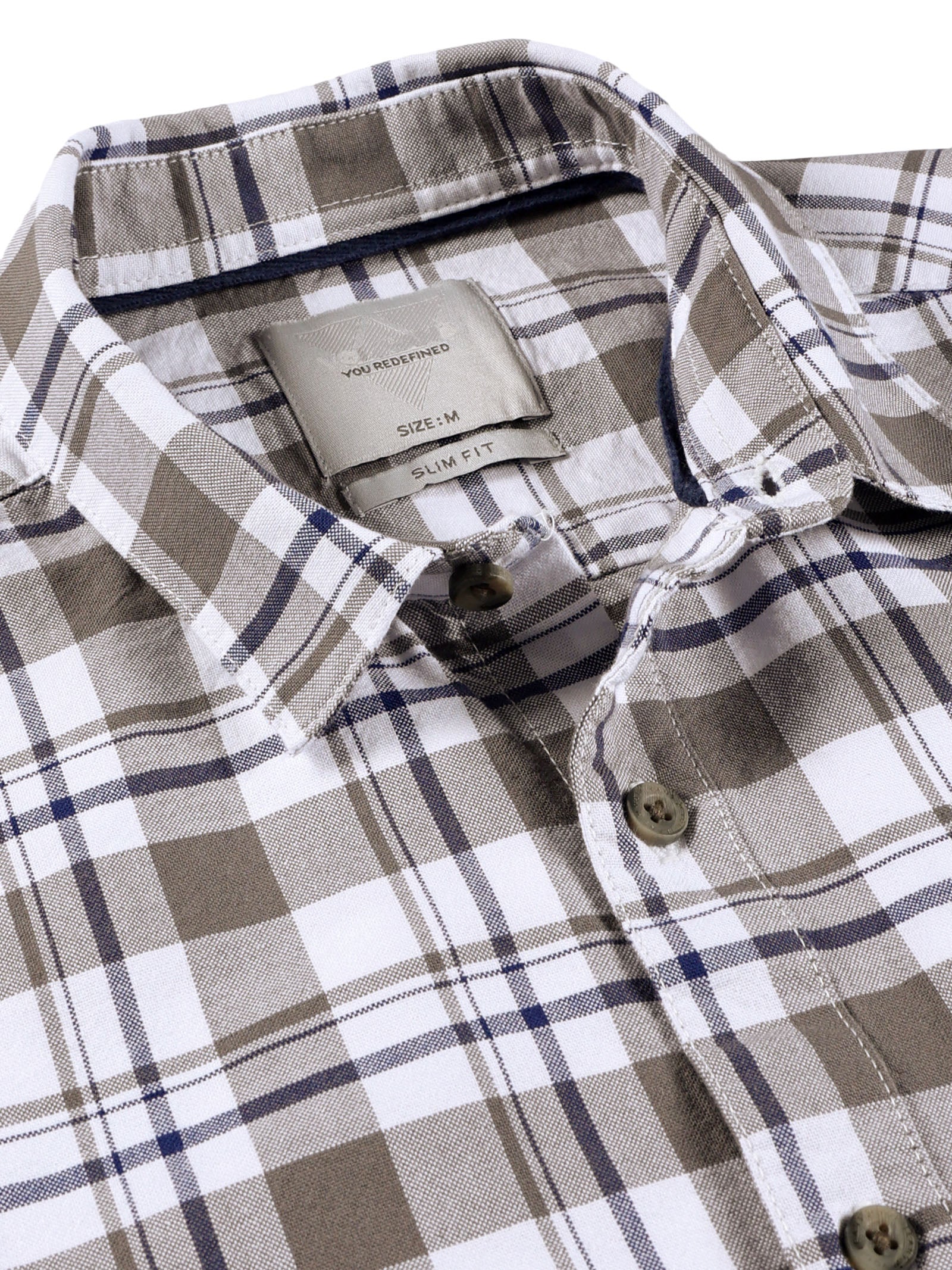 Men Slim Fit Shirt Grey