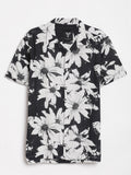 Black White Regular Fit Shirt
