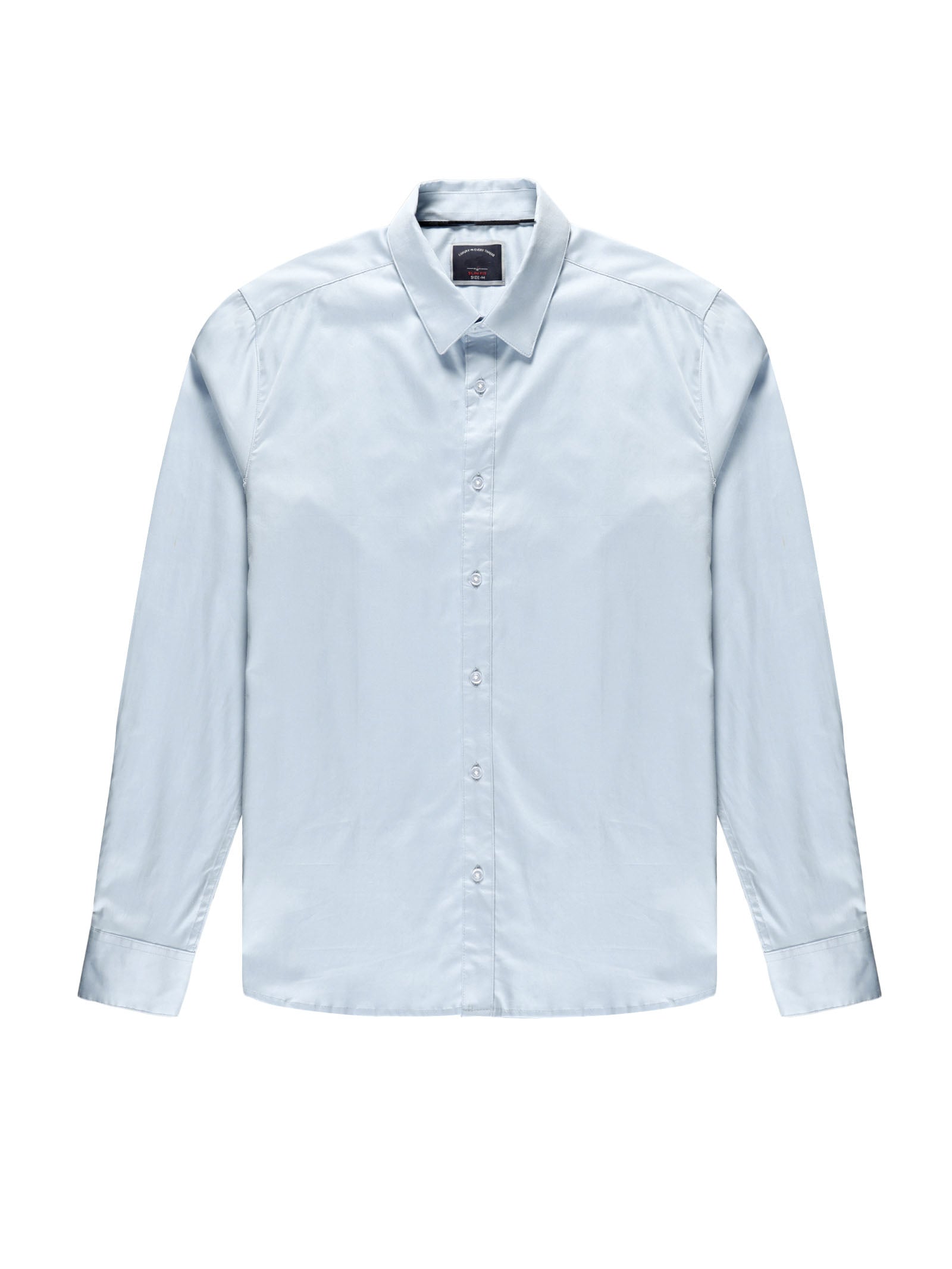 Men Slim Fit Shirt Blue