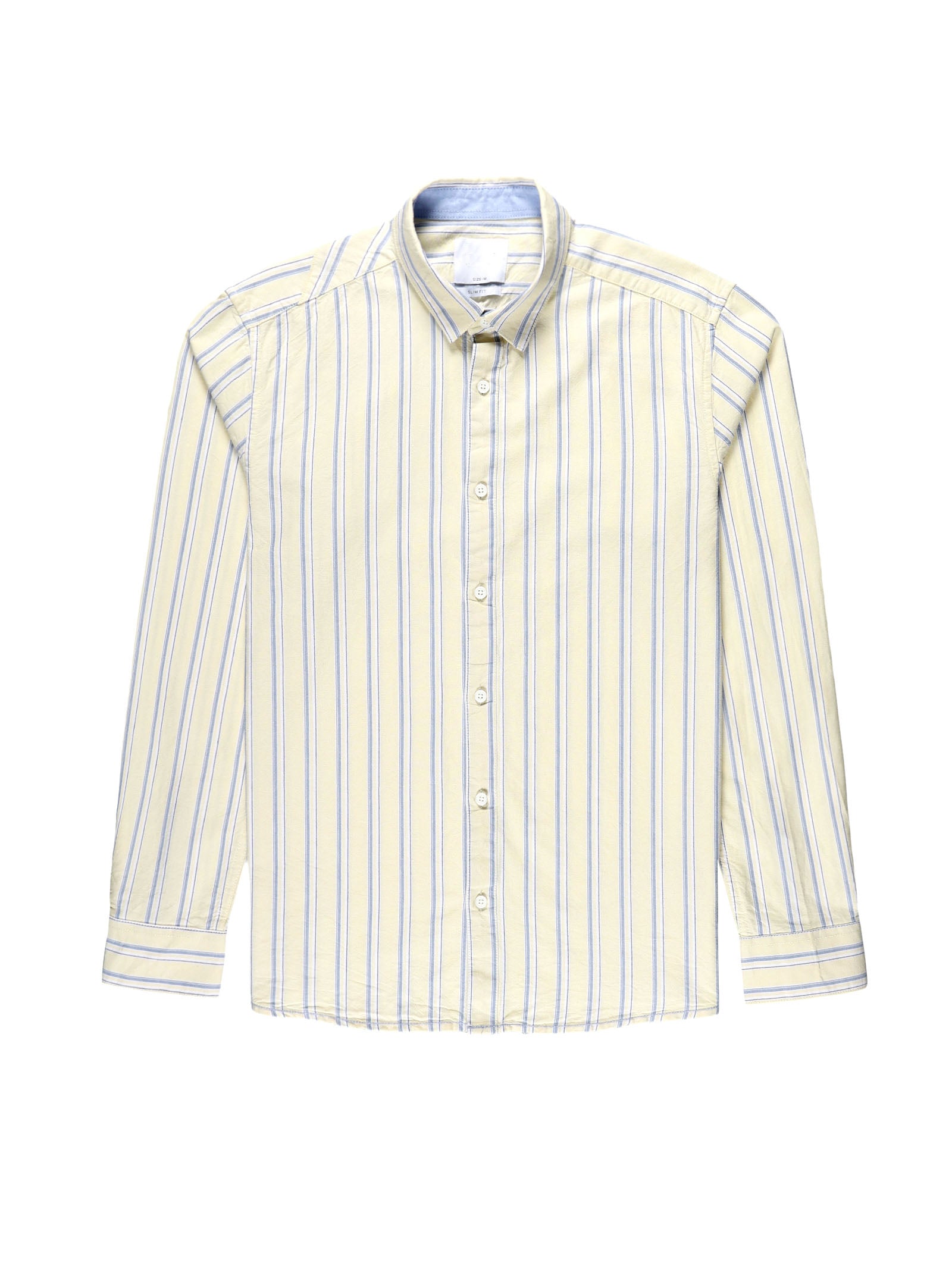 Men Slim Fit Shirt Off White
