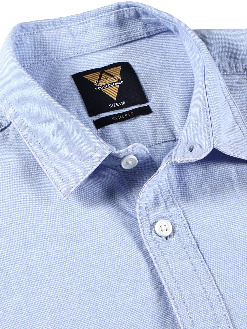 Men Slim Fit Shirt Blue