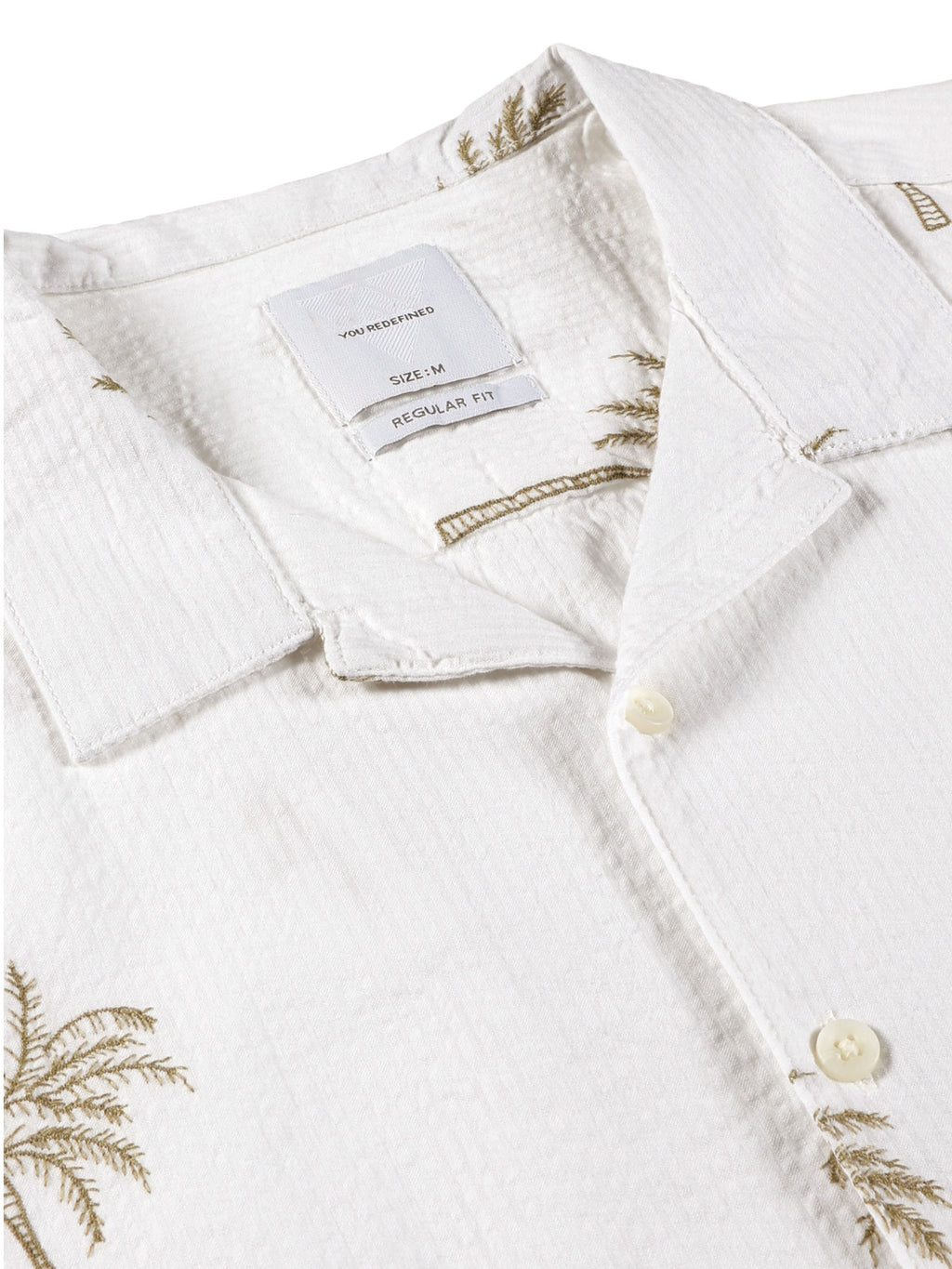Men Regular Fit Shirt White