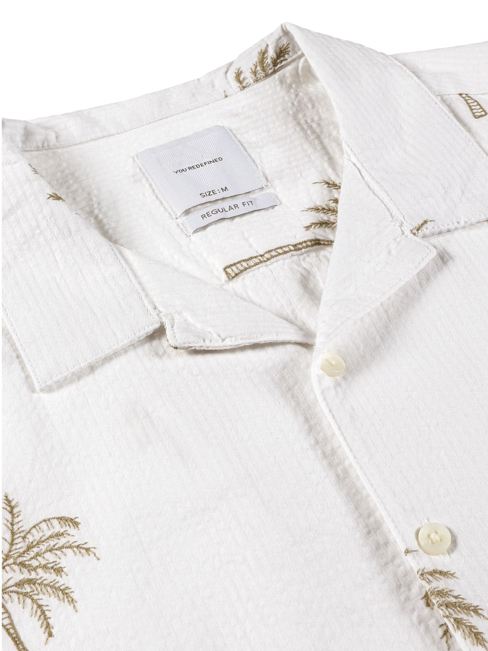 Men Regular Fit Shirt White