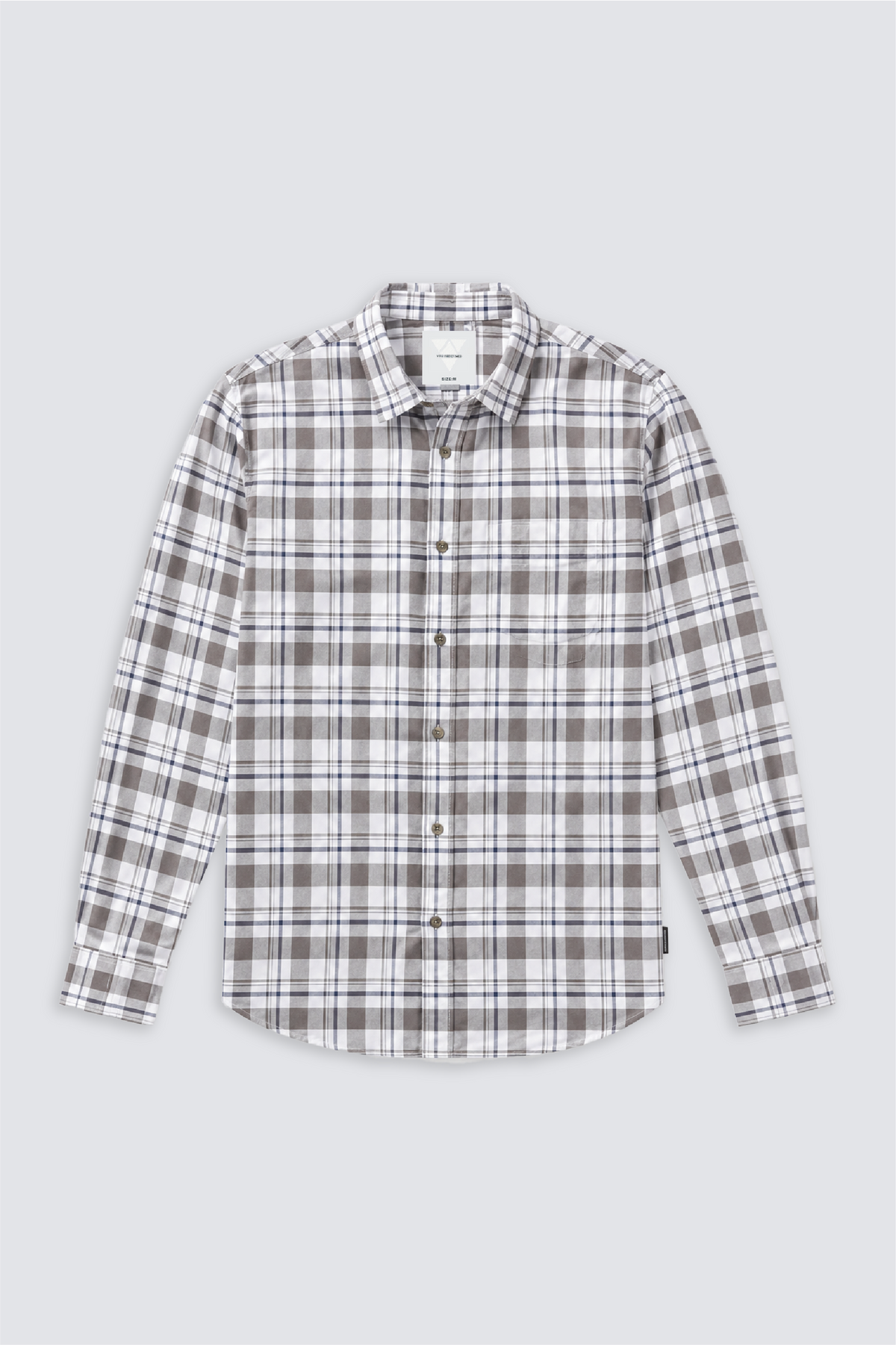 Men Slim Fit Shirt Grey