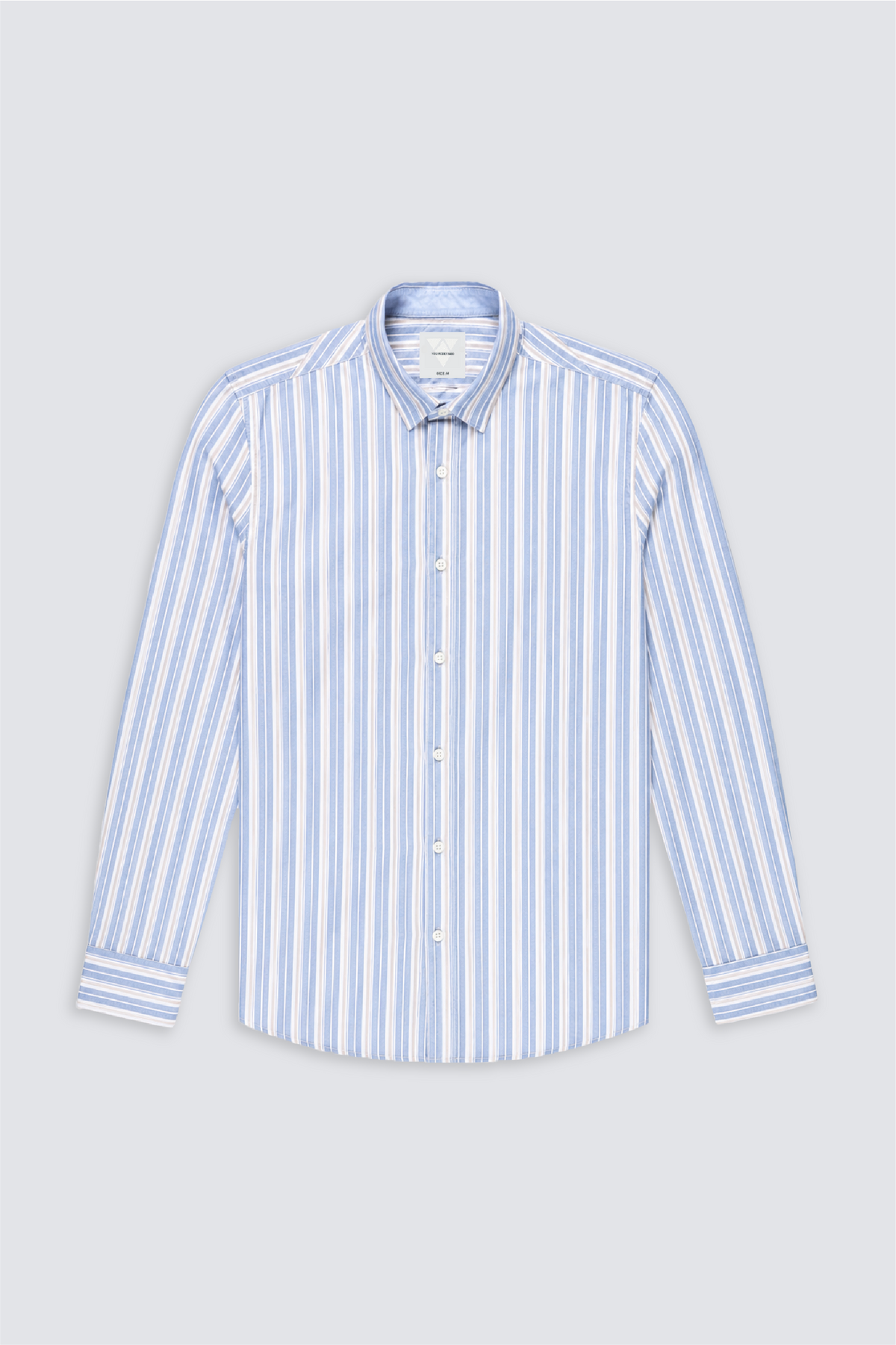 Men Slim Fit Shirt Blue