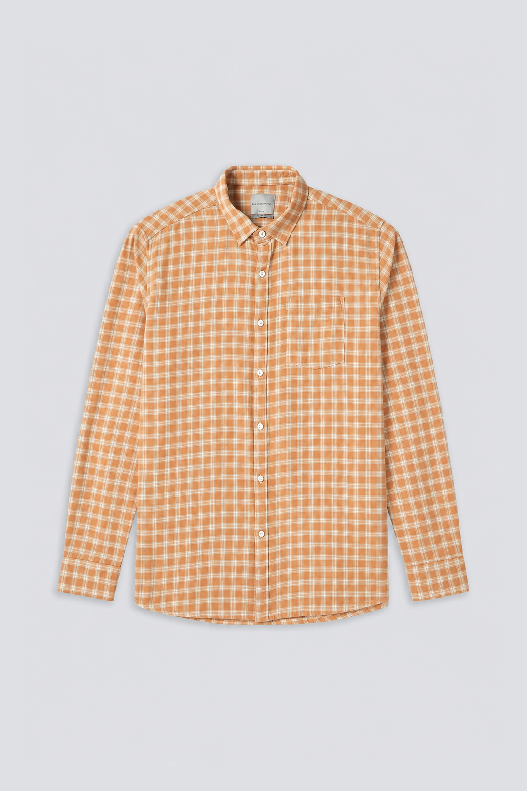 Men Regular Fit Shirt Orange