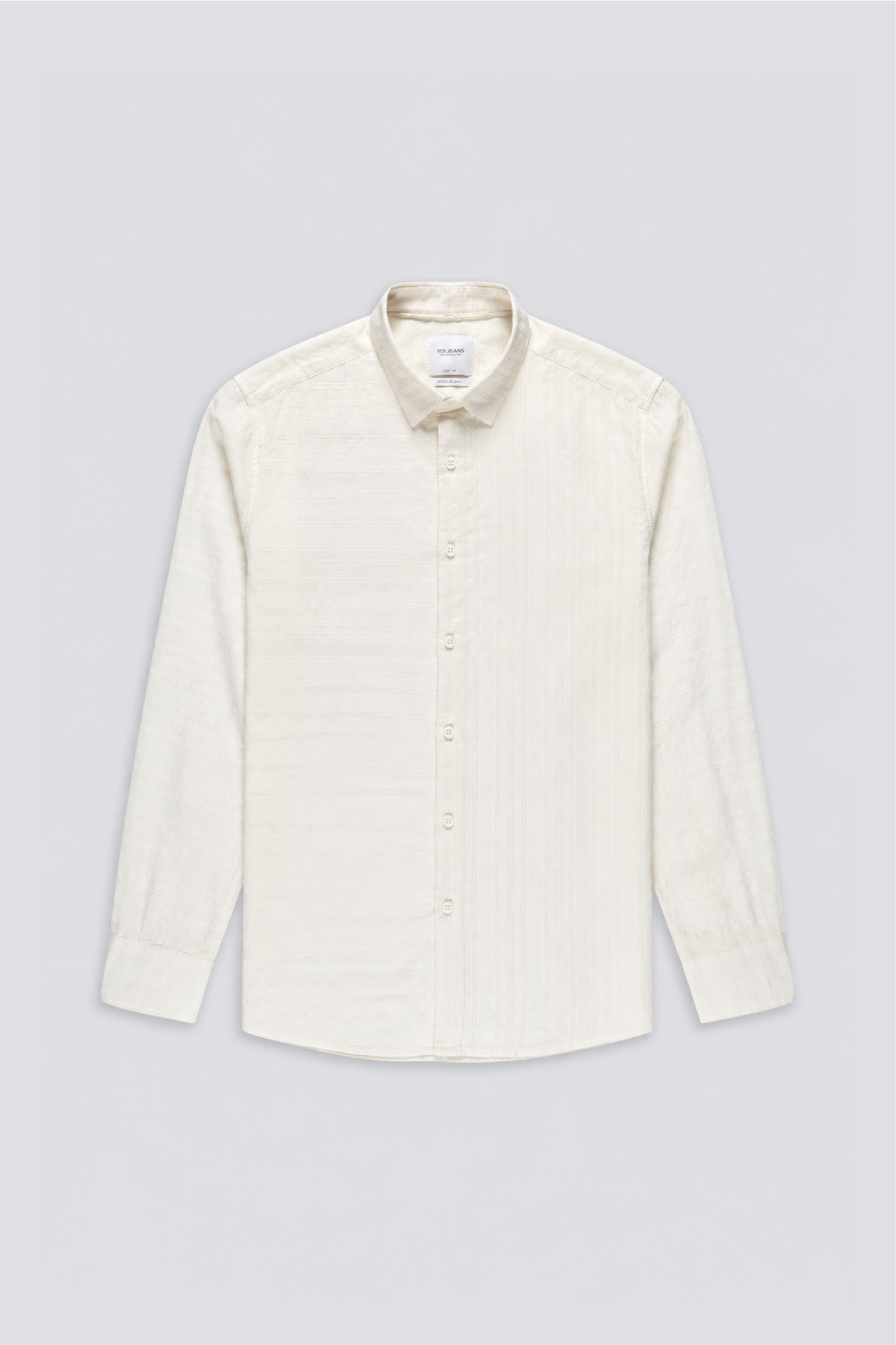 Men Regular Fit Shirt Off White