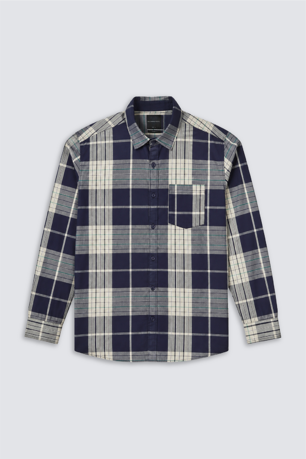 Men Slim Fit Shirt Charcoal