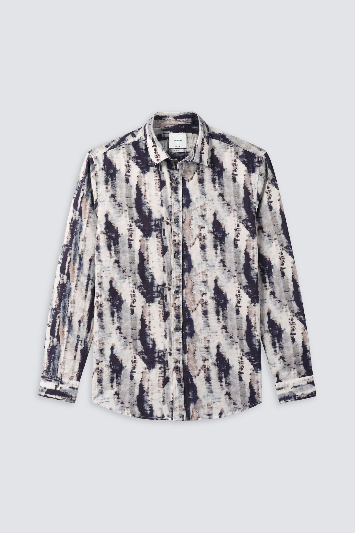 Men Slim Fit Shirt Off White