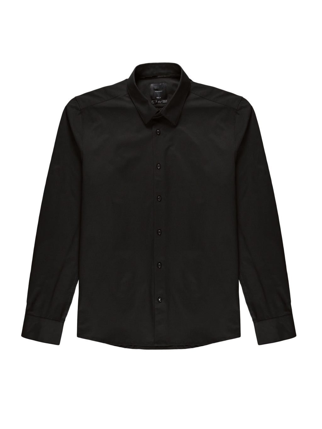Men Slim Fit Shirt Black