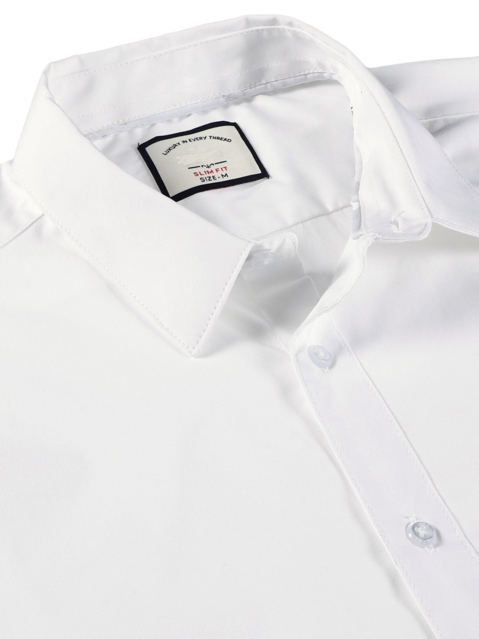 White Slim Fit Shirt